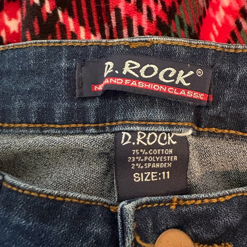 D. Rock Blue Denim Jeans
